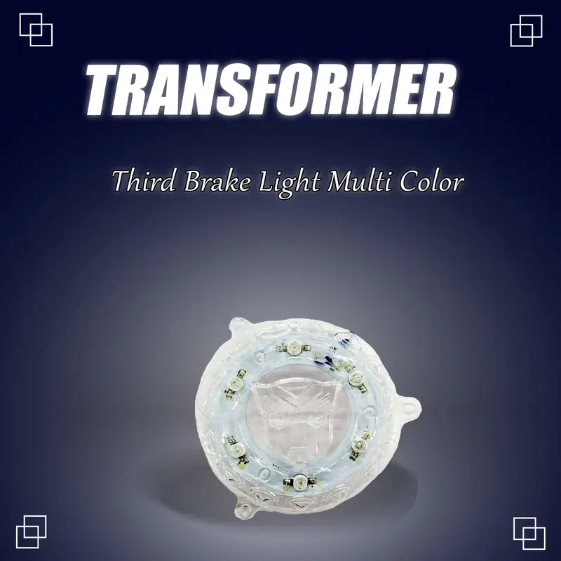 Multi-Color Led Third Brake Light – Transformer-Themed Rear Bumper Lamp 1