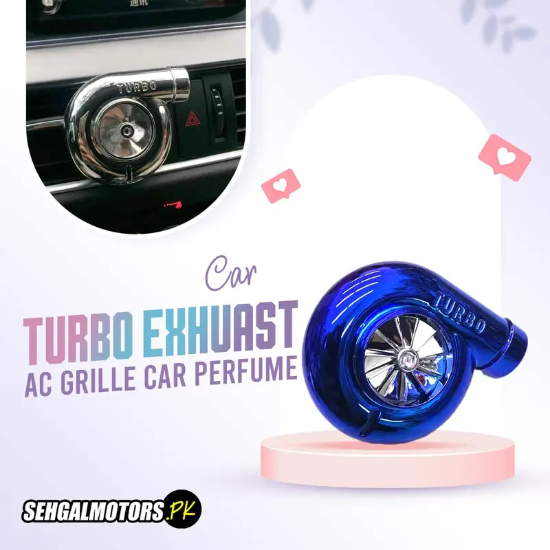 Multi-Color Turbo Exhaust Ac Grille Car Perfume 1