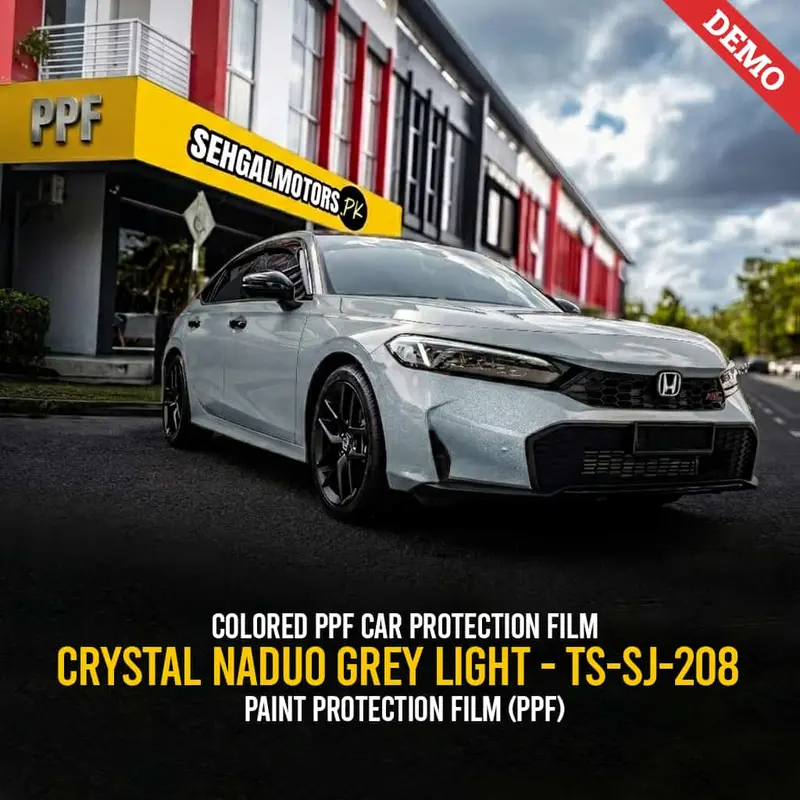 Naduo Crystal Grey Tpu Ppf Roll – Colored Paint Protection Film For Vehicle Surfaces 1