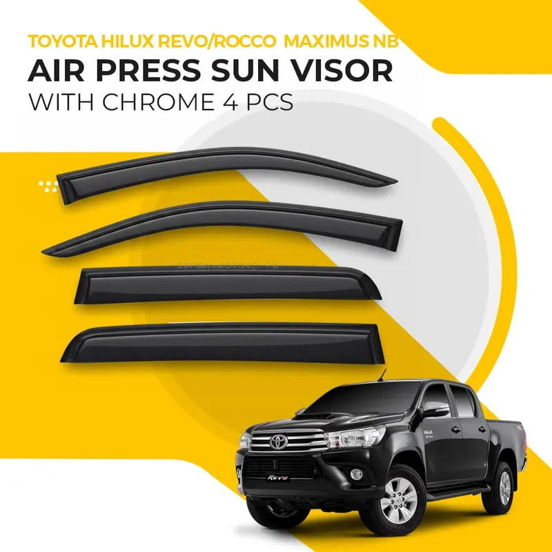Nb Air Press Sun Visor For Hilux Revo & Rocco – Matte Finish, No Chrome 1