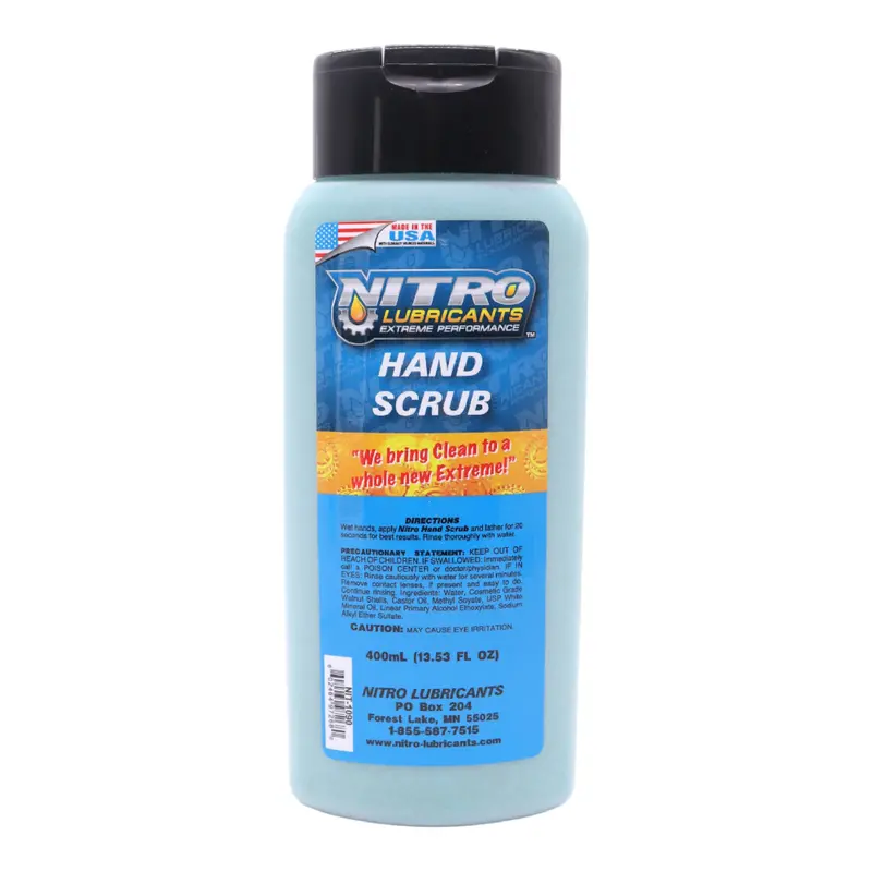 Nitro Lubricants Heavy-Duty Hand Scrub – 400 Ml Non-Solvent Industrial Cleaner With Emollients For Grease, Oil & Tar – Made In Usa 1