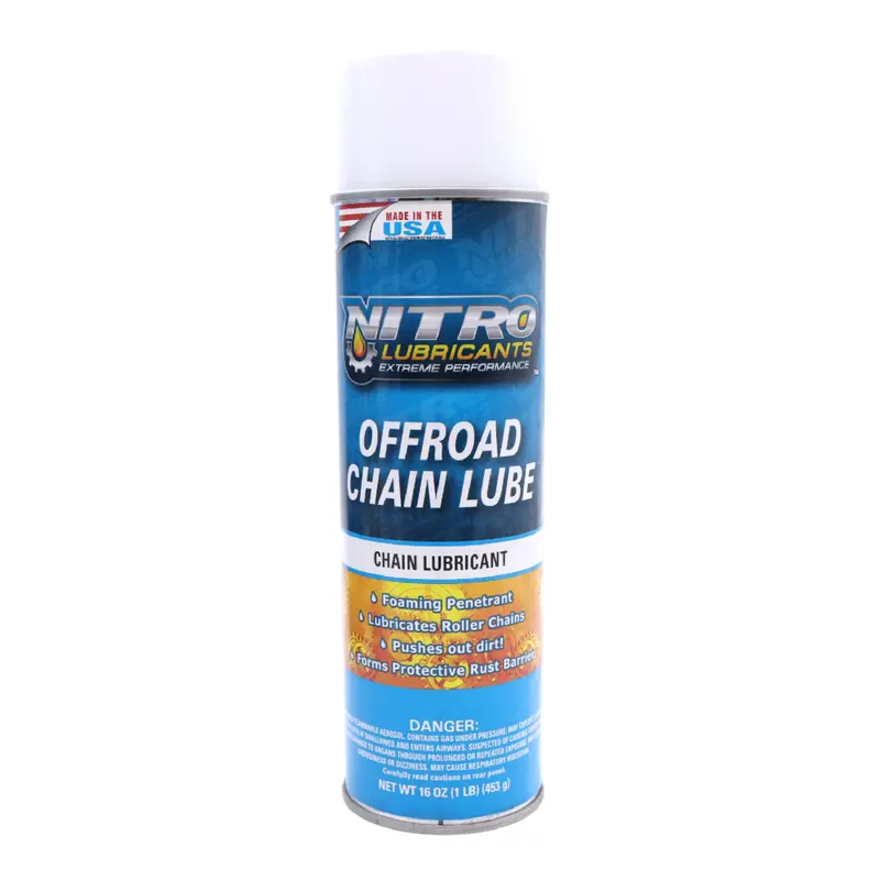 Nitro Lubricants Off-Road Chain Lube — 12 Oz Clinging Foam Formula (Single Unit) 1