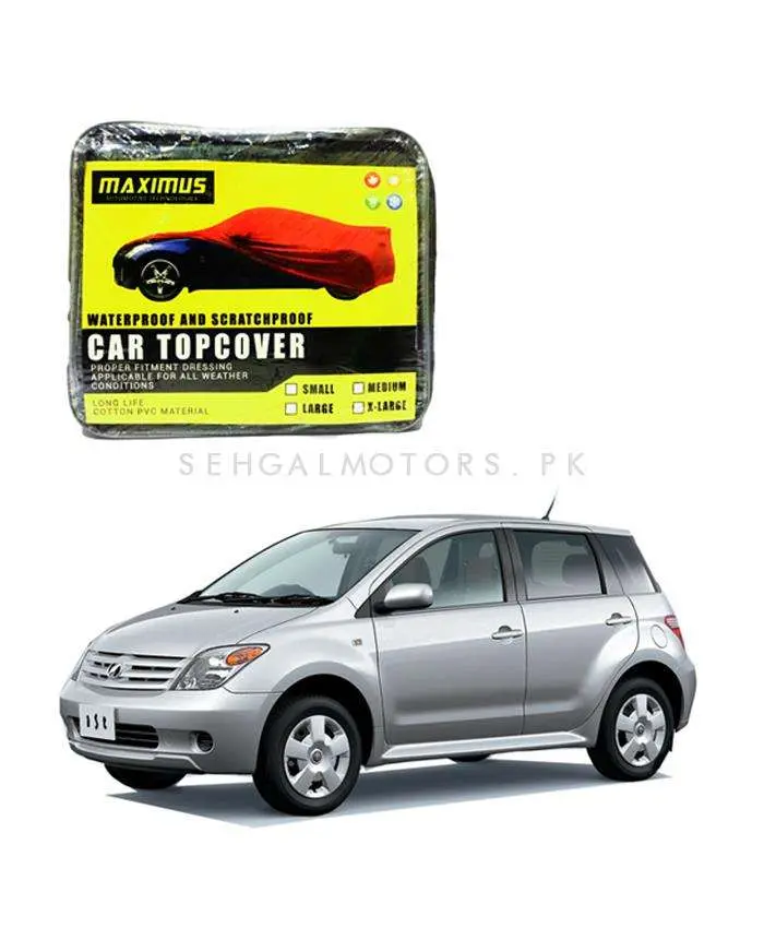 Non-Woven Protective Top Cover For Toyota Ist (2002–2005) – Waterproof & Scratch-Resistant 1
