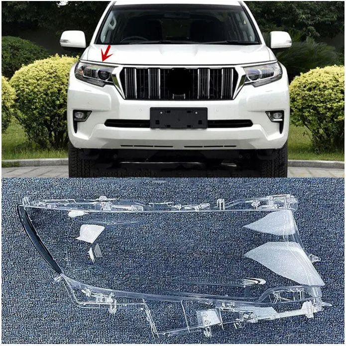 Oem-Style Right-Side Headlamp Lens Cover For Toyota Prado (2018–2022) 1