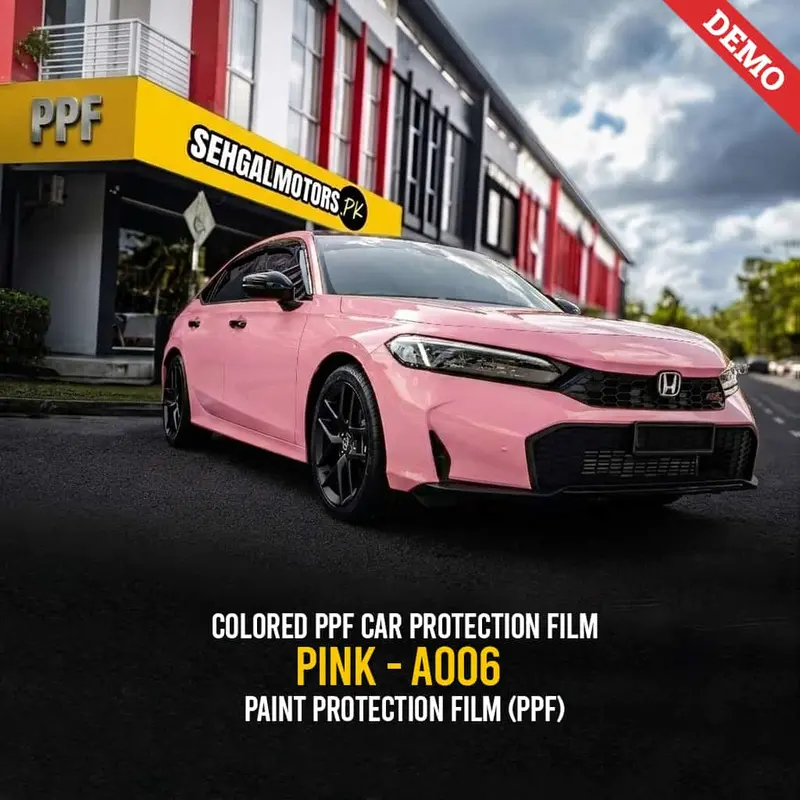 Pink Paint Protection Film (Ppf) – Stylish Colored Ppf For Custom Car Finishes 1