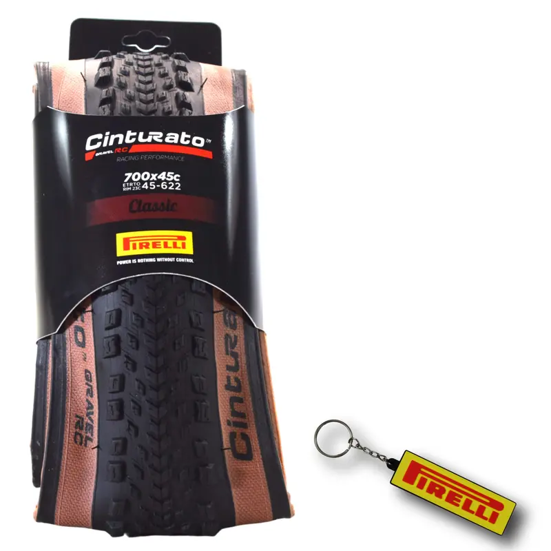 Pirelli Cinturato Gravel Rc Tlr 700×45C (45-622) – Tubeless-Ready Gravel Tire With Speedgrip Compound & Included Keychain 1
