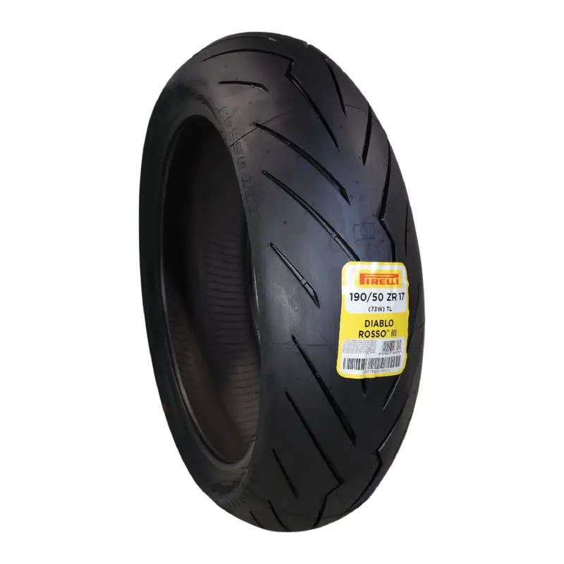 Pirelli Diablo Rosso Iii 190/55Zr17 73W Rear Motorcycle Tire – Responsive Handling & Wet/Dry Grip, Sport Bike Tire With Keychain 1