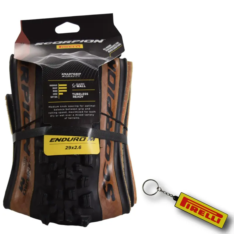 Pirelli Scorpion Enduro M Classic Mountain Bike Tire – All-Terrain 29×2.6 Tubeless-Ready Tire With Keychain 1