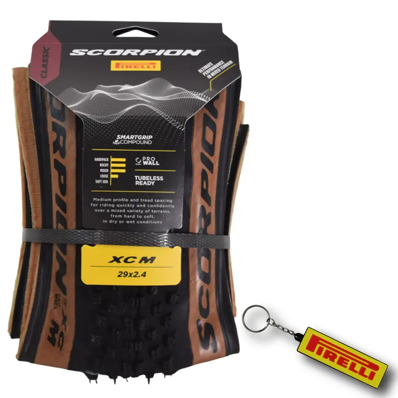Pirelli Scorpion Xc M Classic Mtb Tire – 29×2.4", 120 Tpi With Prowall Reinforcement For Hardpacked & Mixed-Use Trails 1