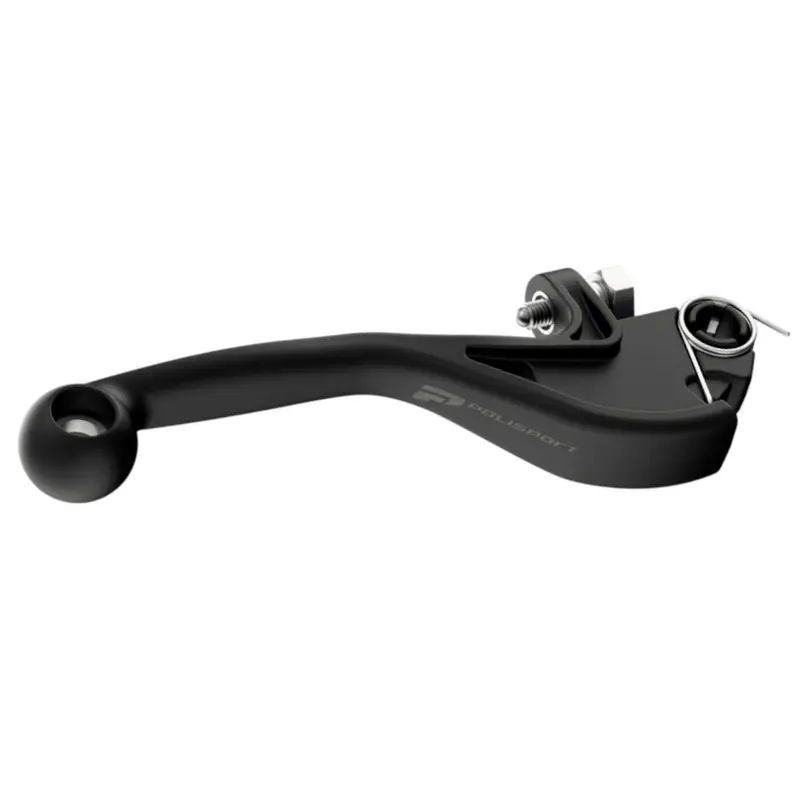 Polisport Apt Brake Lever – Kawasaki Kx250F/Kx450F (2015–2020), Yamaha Wr/Yz Series (2009–2026), Cnc Adapter, Apt Composite, Black 1