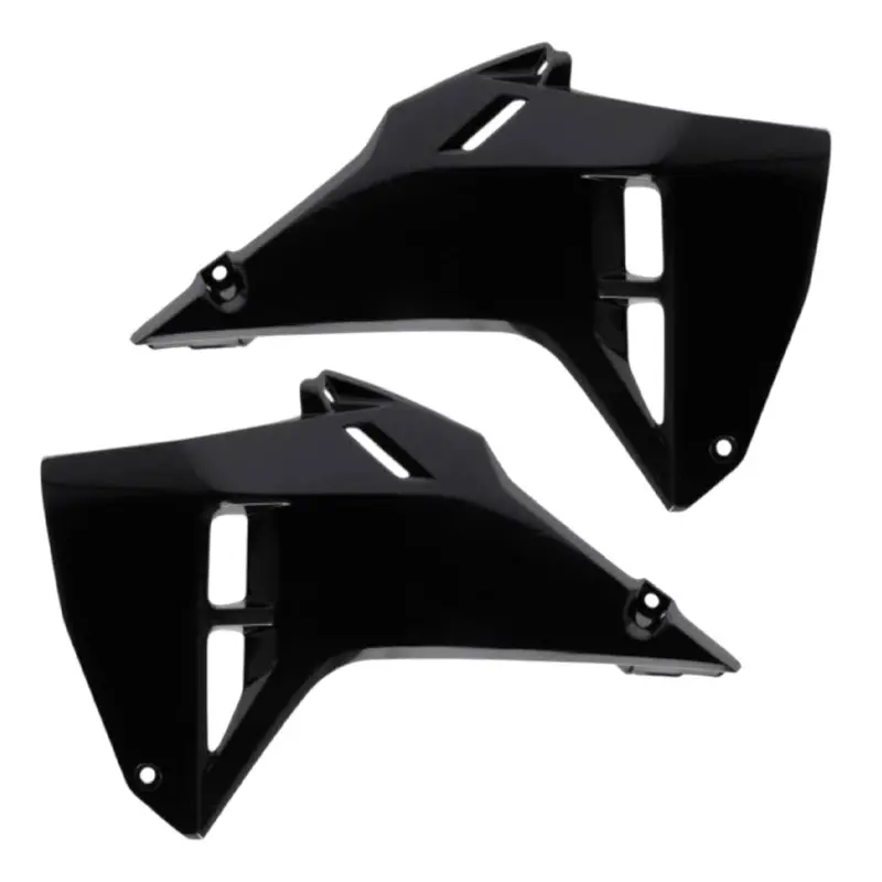 Polisport Black Radiator Scoops For Honda Crf250R & Crf450R (2025 Model Year) – Factory-Spec Gloss Panels, Lightweight & Impact-Resistant Build 1