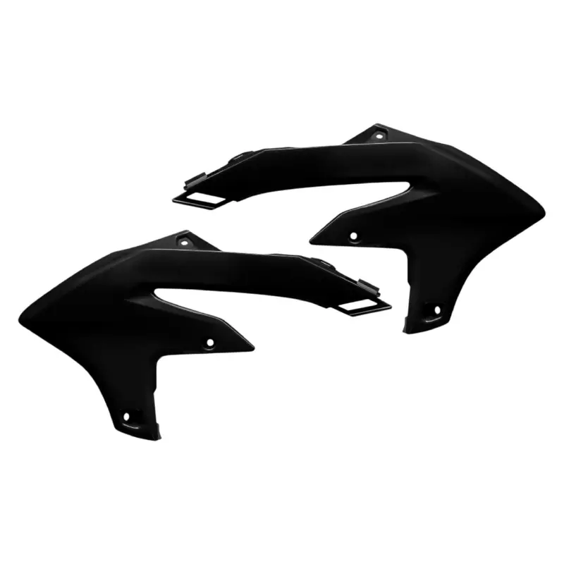 Polisport Black Radiator Scoops For Yamaha Yz450F (2023–2026), Yz250F/450Fx (2024–2026) – Precision Oem-Fit Gloss Panels, Lightweight & Durable 1
