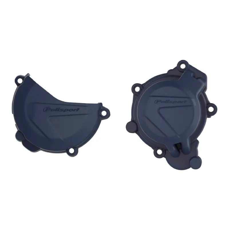 Polisport Blue Clutch & Ignition Cover Guard For Husqvarna Tc125 (2016–2018) 1