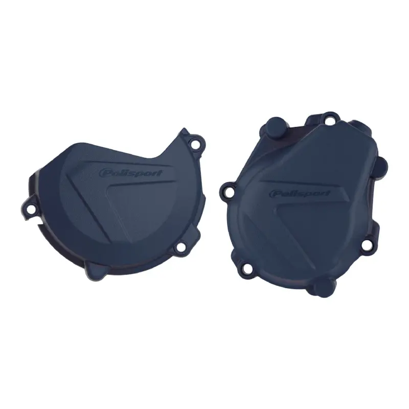 Polisport Blue Clutch & Ignition Cover Protector For Husqvarna Fc450 (2016–2018) 1