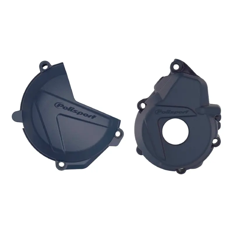 Polisport Blue Clutch & Ignition Cover Protector For Husqvarna Fe250/Fe350 (2018) 1