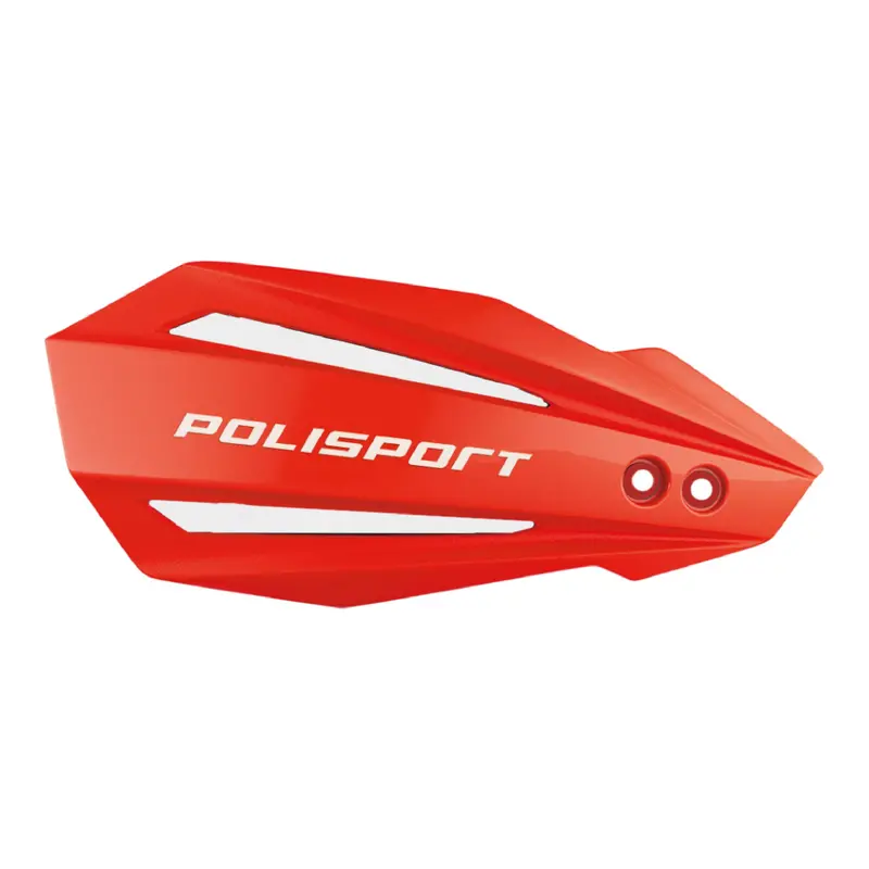Polisport Bullit Universal Handguard Shield – Optimized Airflow & Impact Protection – Red 1