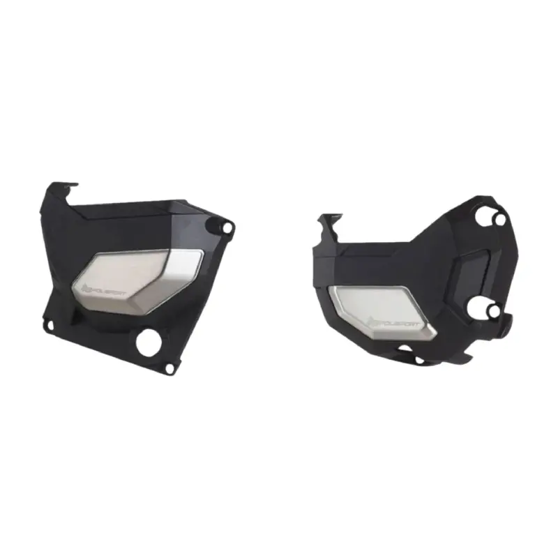 Polisport Clutch & Alternator Cover Protector – Black, Fits Kawasaki Z900 (2017–2021) 1