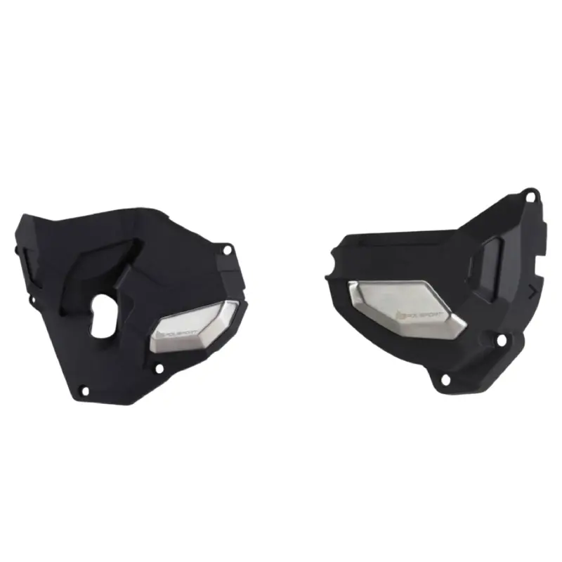 Polisport Clutch & Alternator Cover Protector Kit – Black, Engineered For Honda Cb650R (2019–2020) 1
