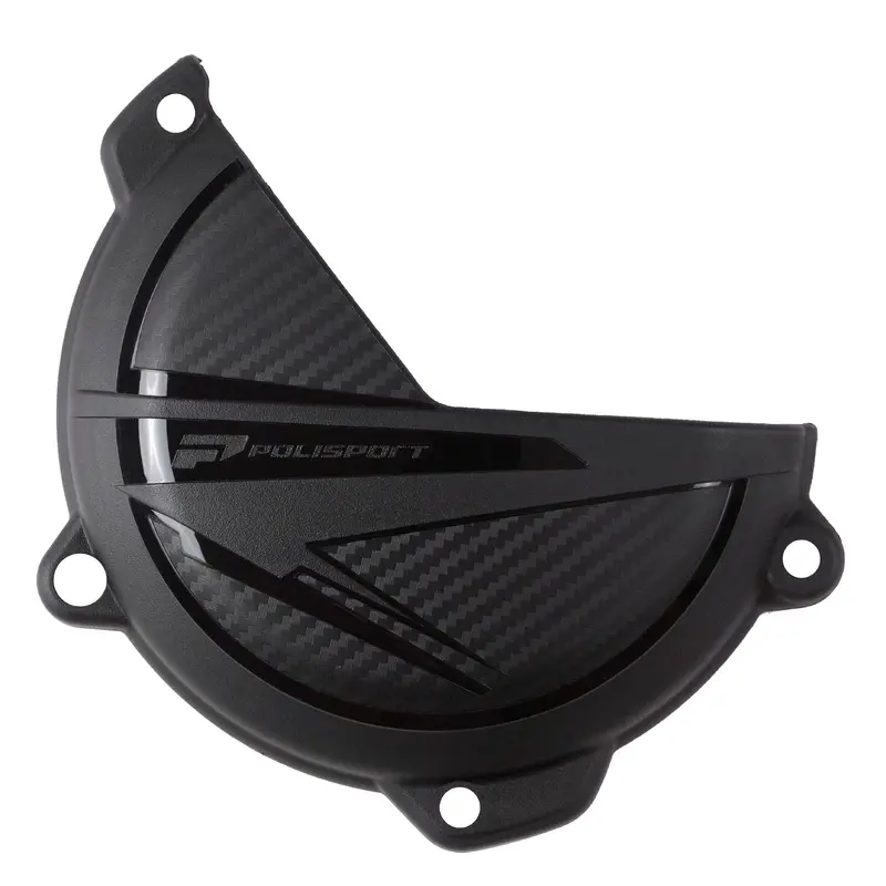 Polisport Clutch Cover Protector Kit – Black, Fits Husqvarna & Ktm Exc/Te250–300 (2024), Sx-F/Tc250–300 & Fc450 (2023–2024) 1