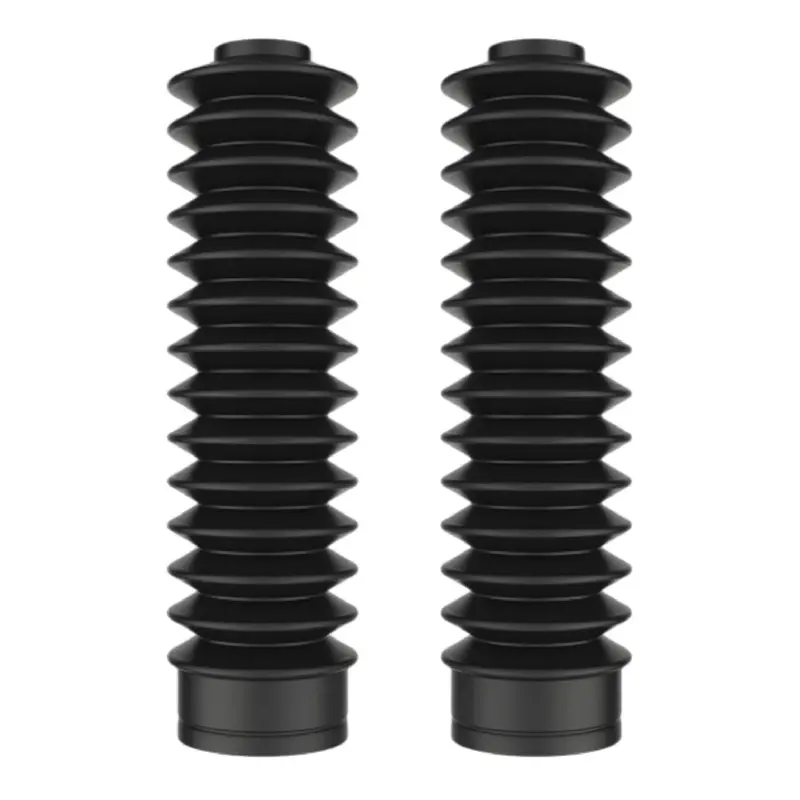 Polisport Enduro Fork Boots (215×28 Mm) – Stretchable Rubber-Like Pair, Black 1