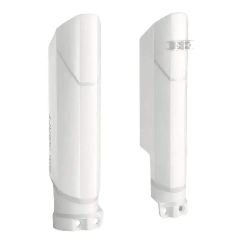 Polisport Full-Wrap Fork Guards For Beta Rr 125/200/250/300 2T (2019–2026) – White High-Impact Protection 1
