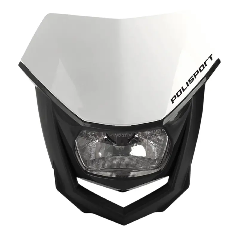 Polisport Halo Led Headlight – Dot/Ece/Sae-Certified Universal Motorcycle Headlight (White/Black) 1