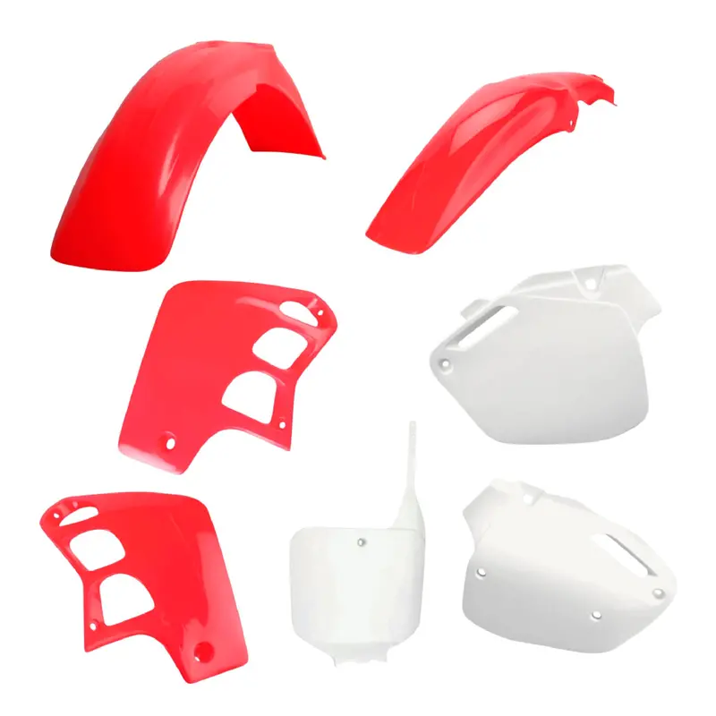 Polisport Honda Cr500 (1995–2000) Mx Plastic Kit – Red & White Injection-Molded Bodywork With Factory Accuracy 1