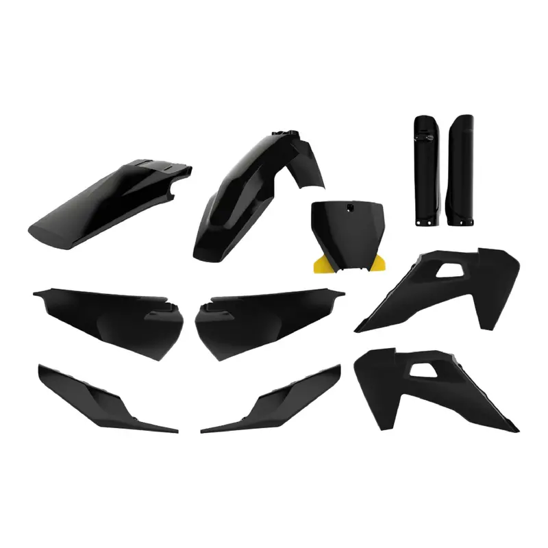 Polisport Husqvarna Tc & Fc Replica Plastic Kit (2019–2020) – Black Mx Bodywork 1