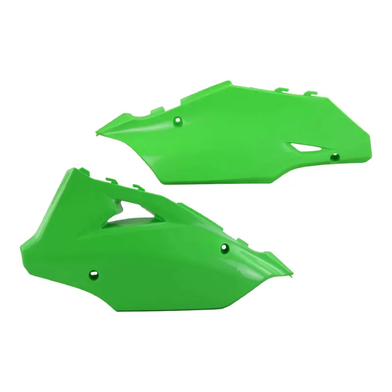 Polisport Kawasaki Kx125/Kx250 Side Panels (2003–2007) – Green 1