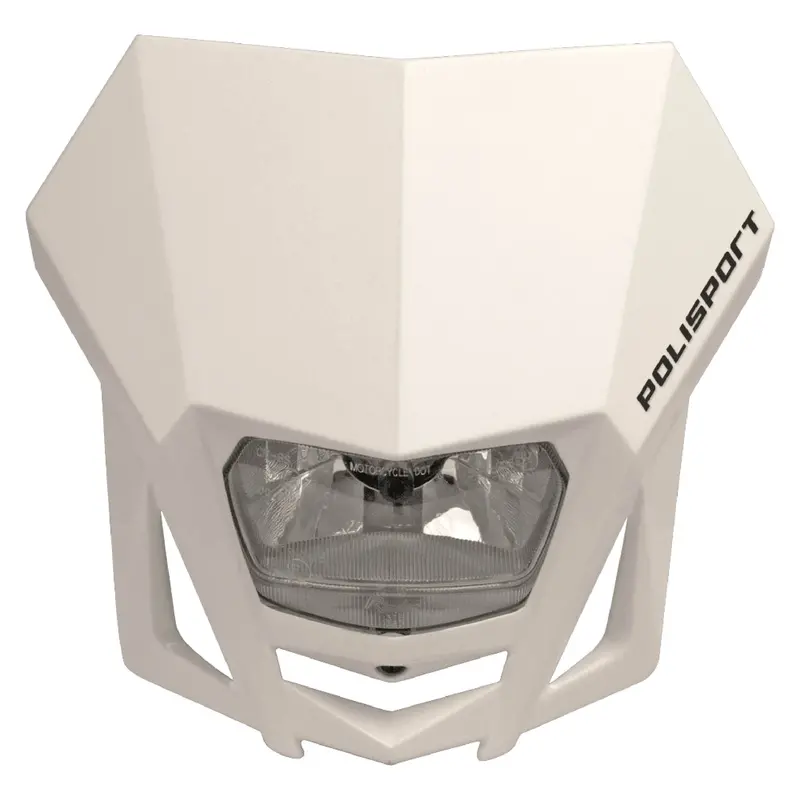 Polisport Lmx Halogen Headlight – Universal Off-Road & Street Front Light With Bright Halogen Bulb (White) 1