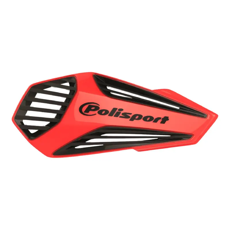 Polisport Mx Air Upper-Mount Handguard – Lightweight Ventilated Protection – Red/Black 1