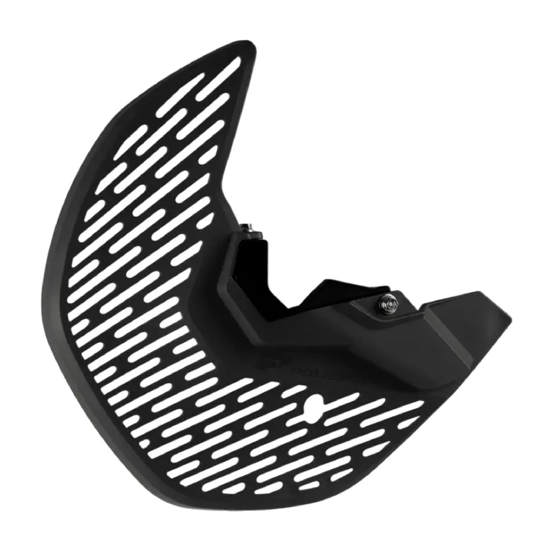 Polisport Mx Disc & Fork Protector For Kawasaki Kx250F (2021–2024) And Kx450F (2019–2023) – Rock And Debris Shield For Brake Rotors And Lower Forks – Black 1