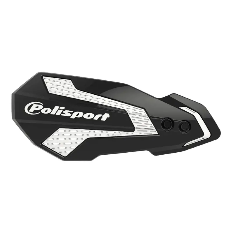 Polisport Mx Flow Handguard – Compatible With Ktm, Husqvarna, Gasgas, Sherco & More (2014–2023) – Black/White 1