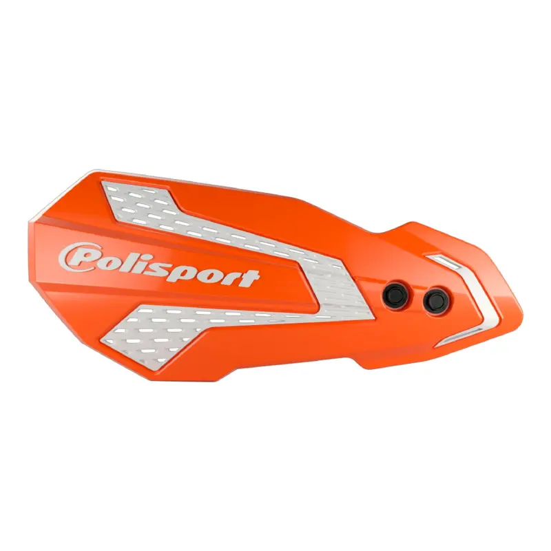 Polisport Mx Flow Handguard – Multi-Brand Compatibility (2014–2023) – Orange/White 1