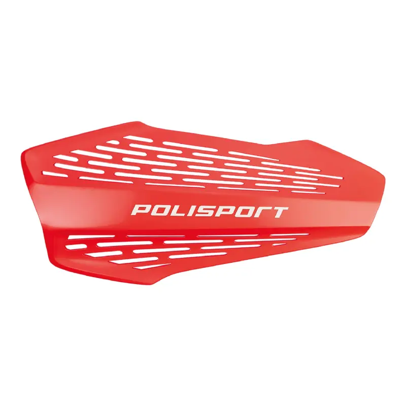 Polisport Mx Force Universal Motocross Handguard – Durable Flexible Shield For Dirt Bikes, Supermoto & Off-Road – Red 1