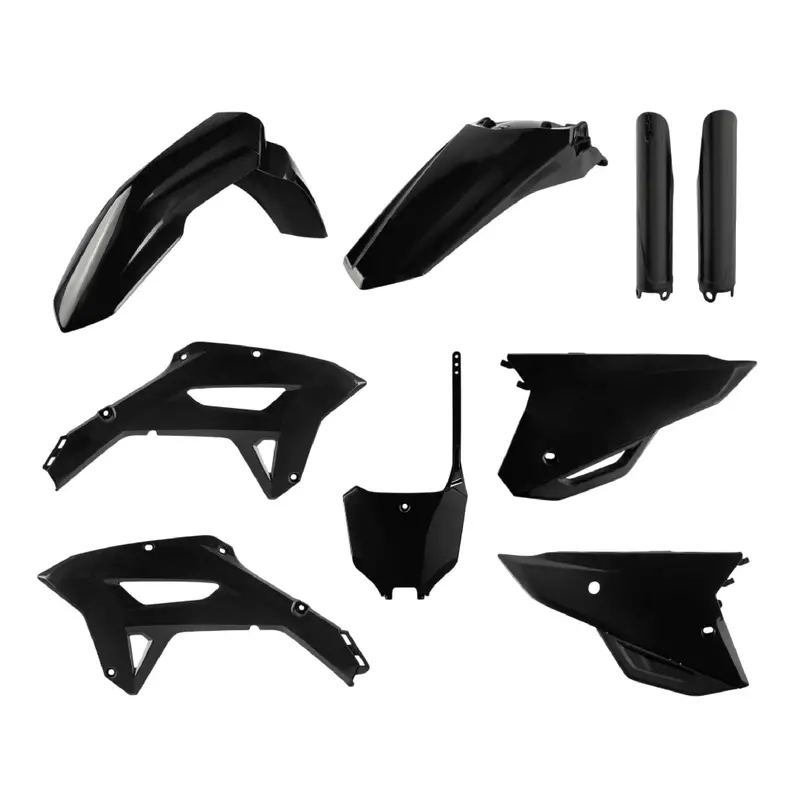Polisport Mx Replica Plastic Kit For Honda Crf250Rx (2022–2024) – Black Finish 1
