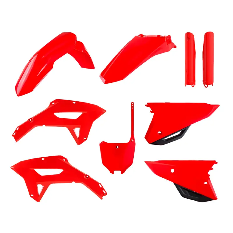 Polisport Mx Replica Plastic Kit For Honda Crf250Rx (2022–2024) – Red Finish 1