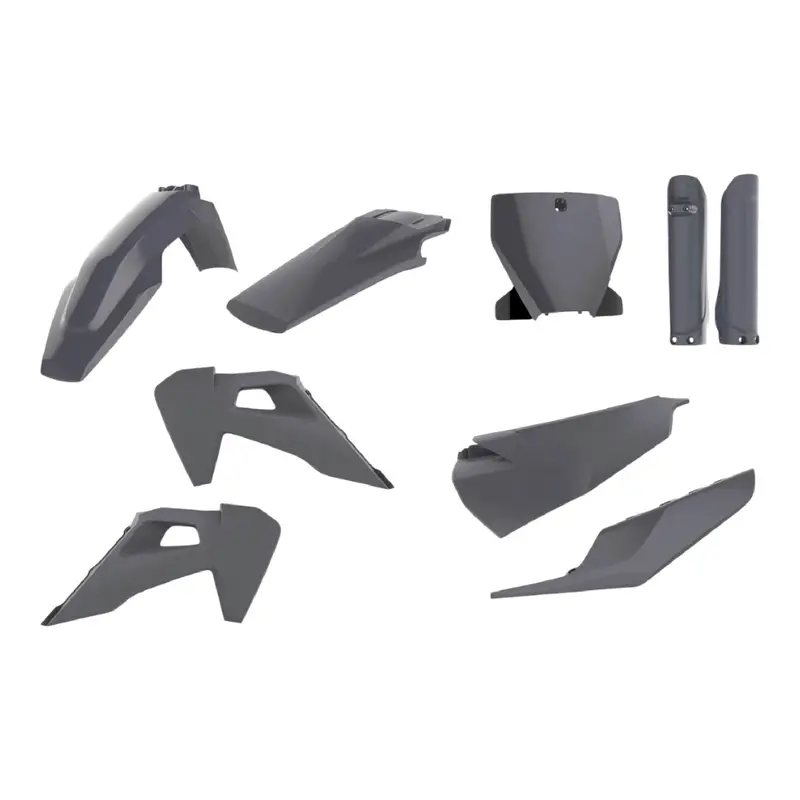 Polisport Mx Replica Plastic Kit For Husqvarna Tc/Fc (2019–2022) – Nardo Grey Finish 1