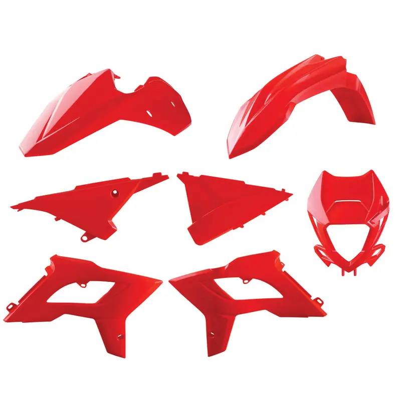 Polisport Mx Restyling Plastic Kit For Beta Rr 2T/4T (2013–2017) – Red Finish 1