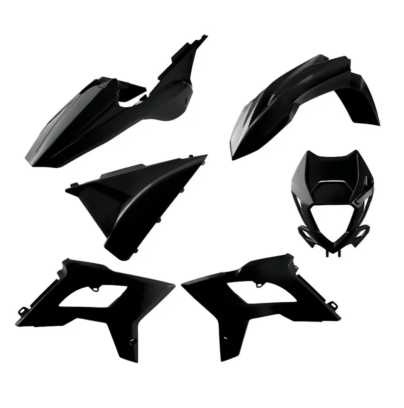 Polisport Mx Restyling Plastic Kit For Beta Rr 2T/4T (2018–2019) – Black Finish 1
