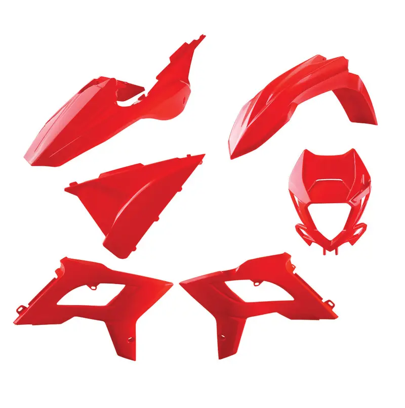 Polisport Mx Restyling Plastic Kit For Beta Rr 2T/4T (2018–2019) – Red Finish 1
