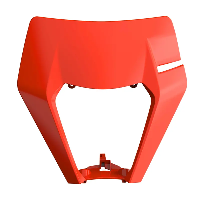 Polisport Oem-Fit Headlight Mask For Ktm Exc/Exc-F/Xc-W/Xcf-W (2017–2019) – Impact-Resistant Orange Protective Cover 1