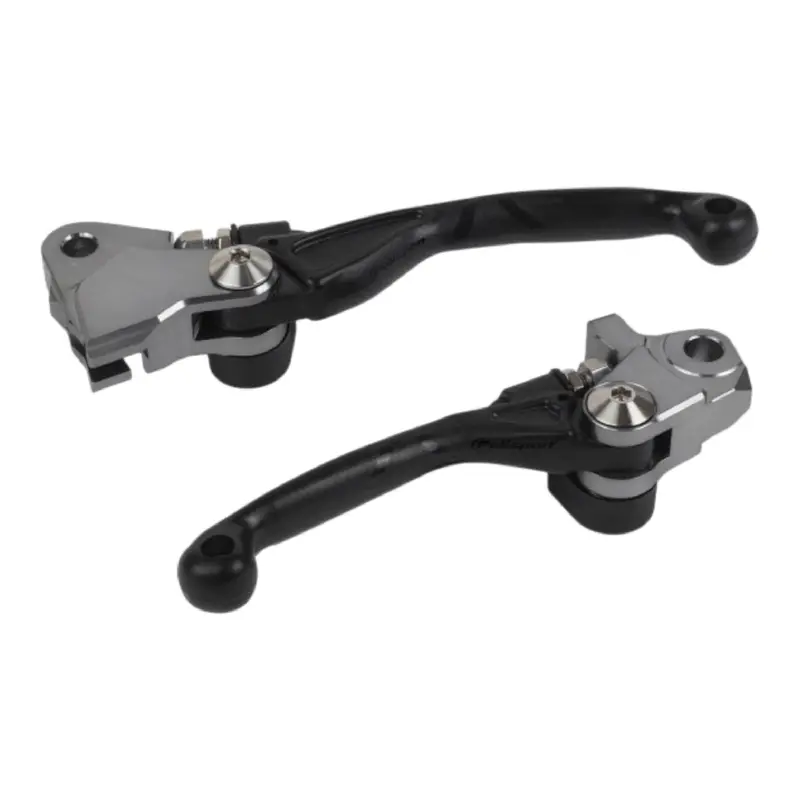 Polisport Pivot Unbreakable Brake & Clutch Lever Kit – Gasgas Ec/Ec-F/Ex/Ex-F/Mc/Mc-F (2021–2025), Cnc Adapter, Oem Feel, Black 1