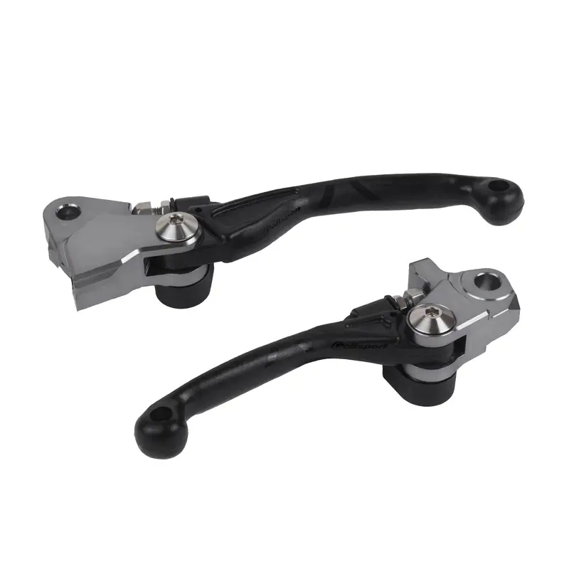 Polisport Pivot Unbreakable Brake & Clutch Lever Kit – Husqvarna Tc/Te/Fe/Fx/Tx (2019–2021), Cnc Adapter, 3-Finger Design, Oem Feel, Black 1