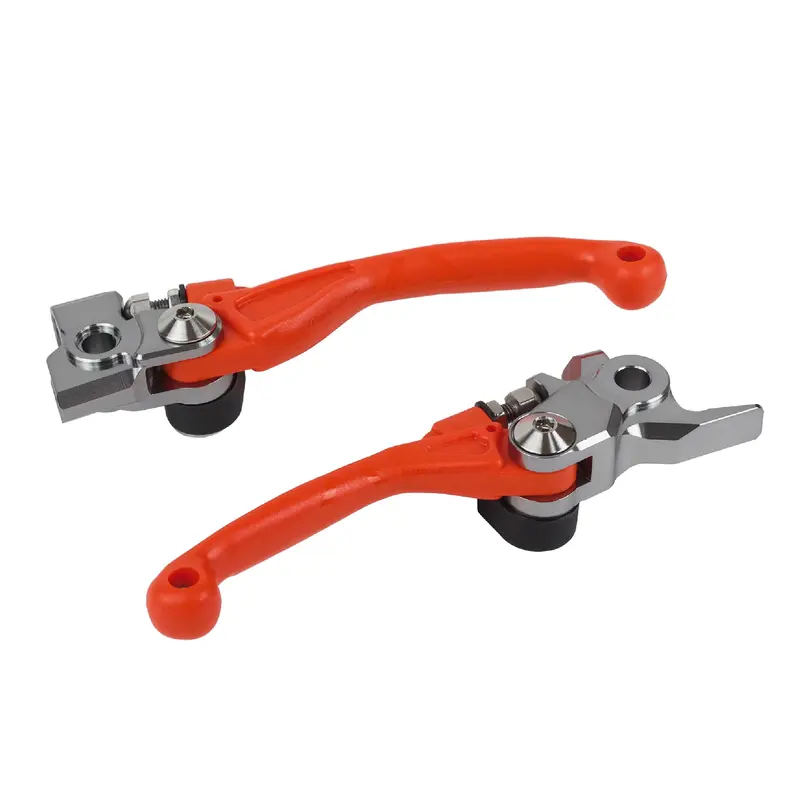 Polisport Pivot Unbreakable Brake & Clutch Lever Kit – Ktm 125 Sx / 150 Sx (2014–2015), Cnc Adapter, 3-Finger Design, Oem Feel, Red 1