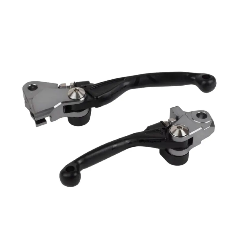 Polisport Pivot Unbreakable Lever Kit For Honda Crf250R/250Rx/250X/450R/450Rx/450X (2007–2024) – Black Oem-Style Composite Levers 1