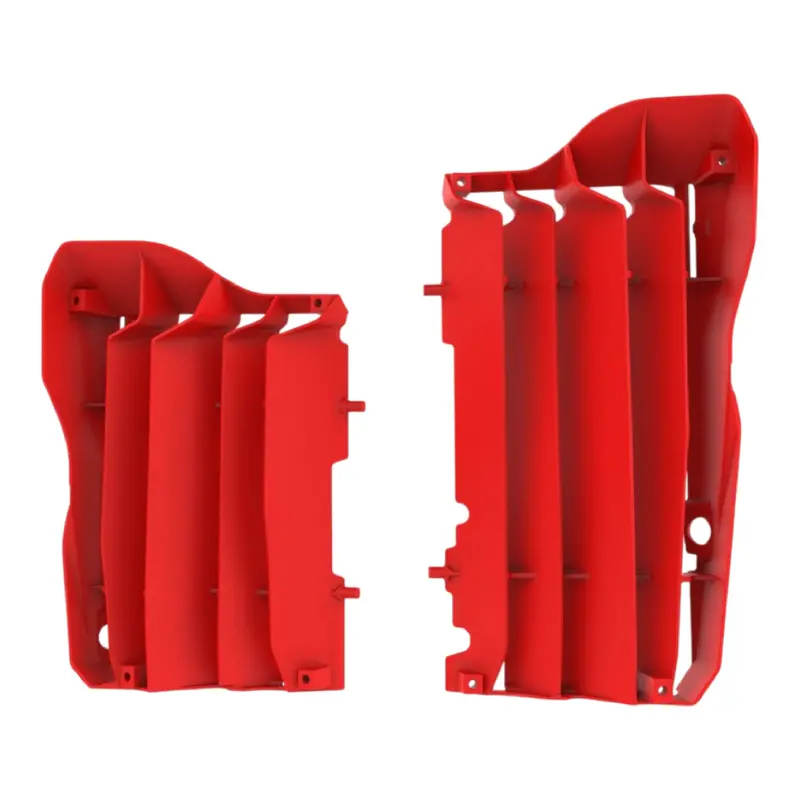 Polisport Red Radiator Louvers For Honda Crf450R & Crf450Rx (2017–2020) – Oem-Fit Plastic Panels With Optimized Airflow 1