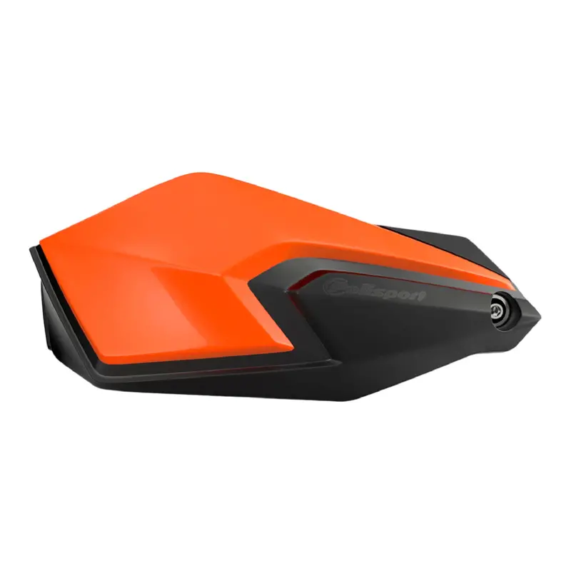 Polisport S-Dual Universal Motocross Handguard – Durable Flexible Protection For Supermoto, Motard & Off-Road Bikes – Orange 1
