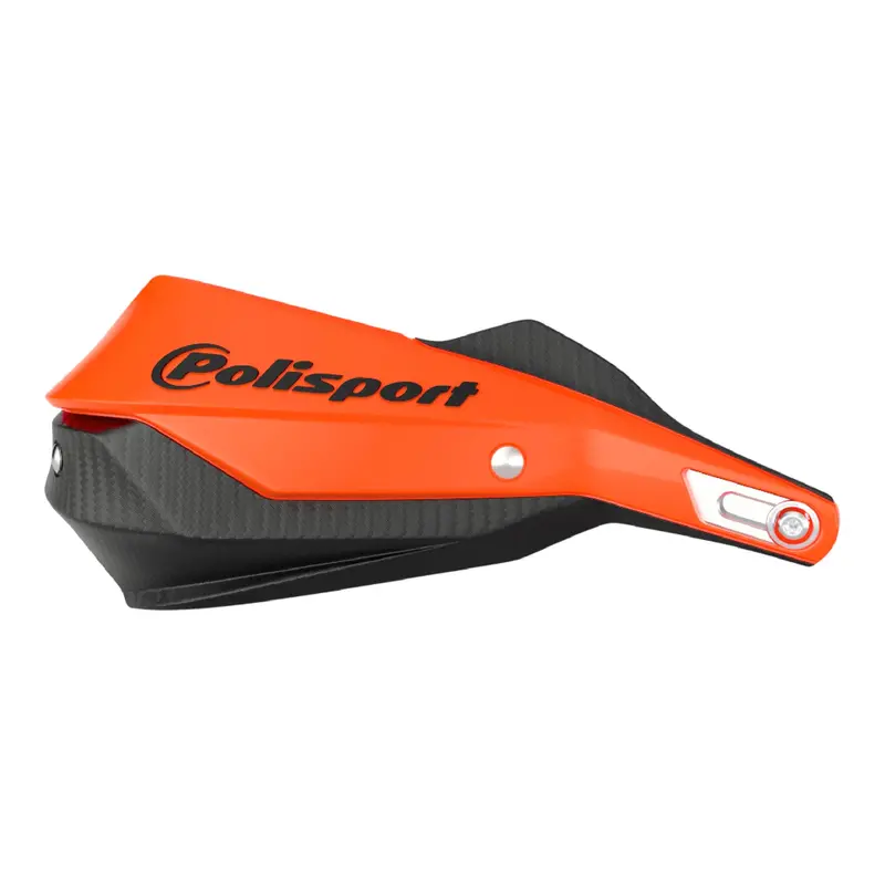 Polisport Trail Blazer Replacement Handguard – Durable 6061-T6 Aluminum Handguard – Orange/Black 1