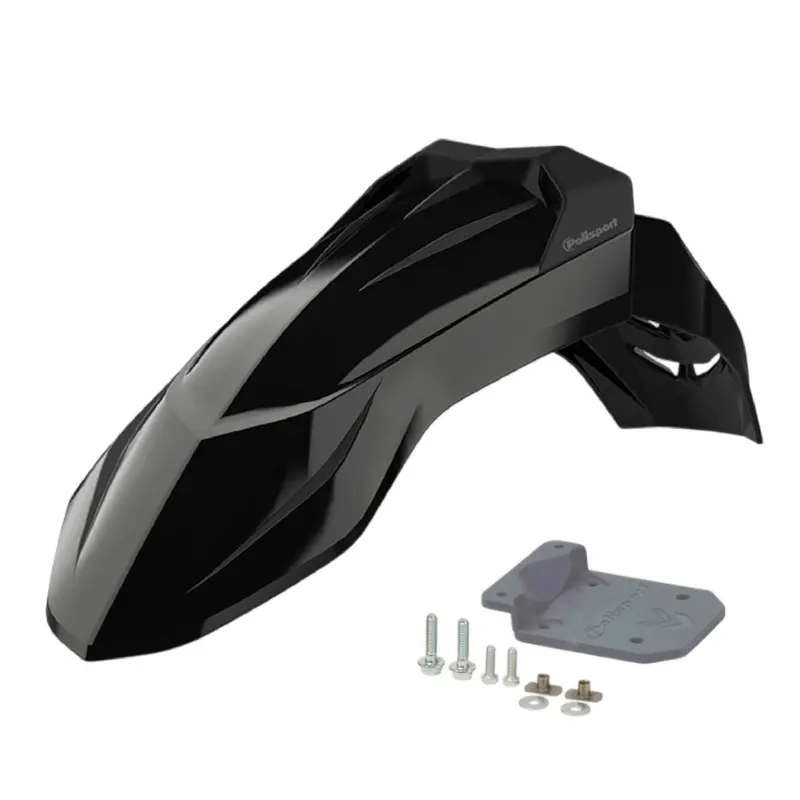 Polisport Universal Ufx Supermoto Front Fender – Matte Black, All-Model Compatibility 1